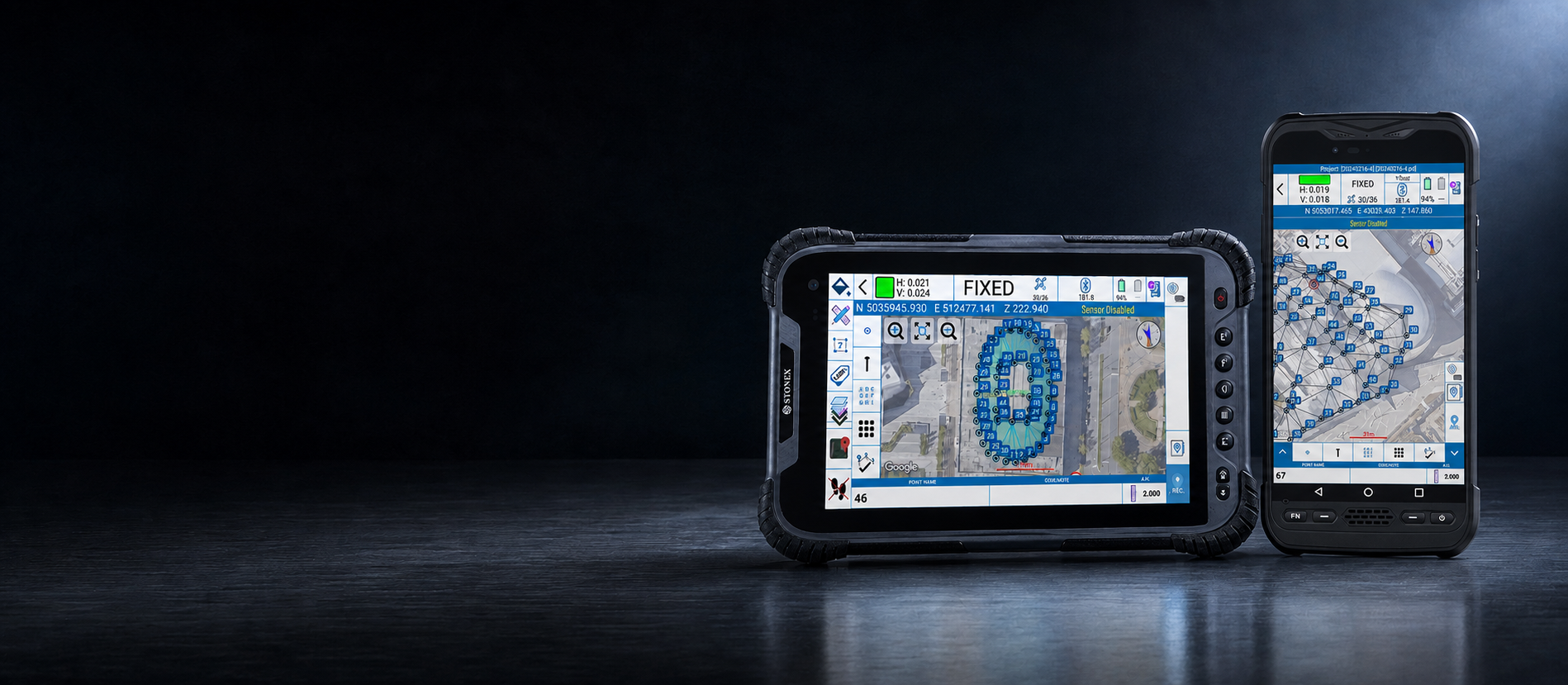 Softwares de Campo e Topografia Stonex Cube-a